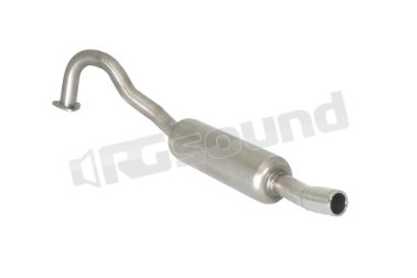 58.0662.02 Posteriore inox con terminale rotondo per Alfa Romeo Ragazzon