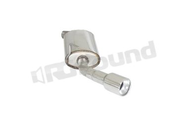 50.0311.05 Posteriore inox con terminale rotondo per Alfa Romeo Ragazzon