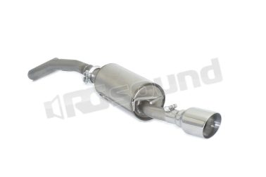 50.0421.61 Posteriore inox con terminale rotondo per Audi Ragazzon