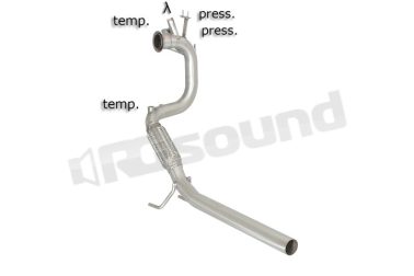 55.0305.00 Tubo sostituzione catalizzatore e filtro antiparticolato per Audi, Seat, Skoda e Volkswagen Ragazzon
