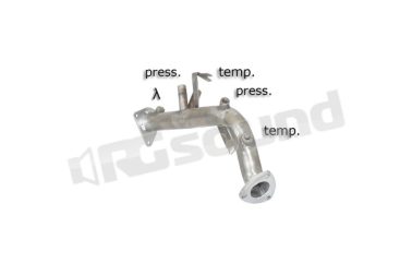 55.0296.00 Tubo sostituzione filtro antiparticolato inox per Audi Ragazzon