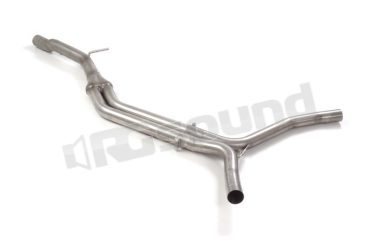 55.0453.00 Tubo centrale inox Serie Evo Line per Audi Ragazzon