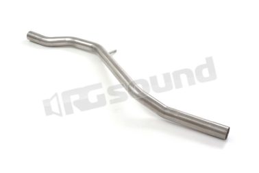 55.0434.00 Tubo centrale senza silenziatore inox per Audi Ragazzon
