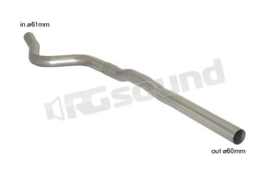 55.0323.00 Tubo centrale senza silenziatore inox per BMW Ragazzon