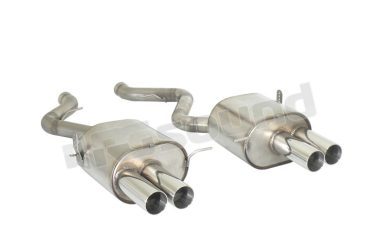 50.0234.52 Posteriore inox sdoppiato con terminali rotondi per BMW Ragazzon