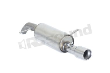 50.0515.05 Posteriore inox con terminale rotondo 90 mm per Citroen Ragazzon