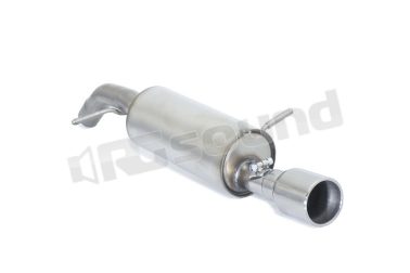 50.0515.06 Posteriore inox con terminale rotondo 102 mm per Citroen Ragazzon