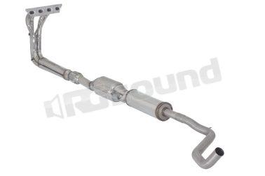 50.0209.00 Collettore 4-1+ Kat. Metallico + Centrale inox per Fiat Ragazzon
