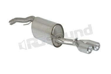 50.0227.26 Posteriore inox con terminali rotondi per Fiat Ragazzon