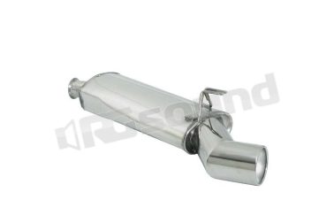 58.0017.06 Posteriore inox con terminale rotondo per Fiat Ragazzon