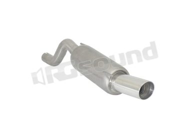 10.0129.60 Posteriore inox con terminale rotondo per Fiat Ragazzon