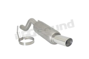 10.0191.60 Posteriore inox con terminale rotondo per Fiat Ragazzon