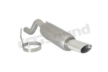 10.0301.13 Posteriore inox con terminale ovale per Fiat Ragazzon