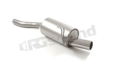 58.0006.05 Posteriore inox con terminale rotondo per Fiat Ragazzon