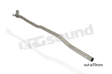 50.0481.80 Flessibile con Tubo centrale senza silenziatore inox per Mini Ragazzon