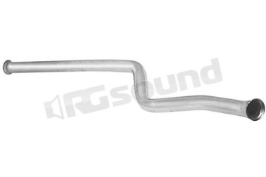55.0031.00 Tubo centrale senza silenziatore inox  per Citroen e Peugeot Ragazzon