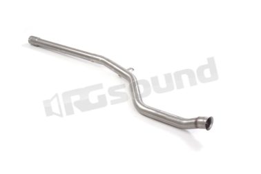 55.0048.00 Tubo centrale senza silenziatore inox Serie Evo Line per Peugeot Ragazzon