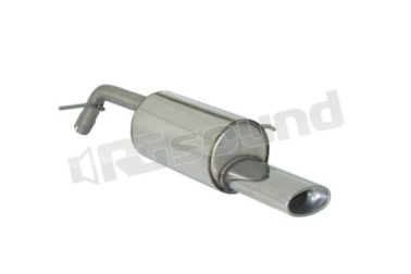 58.0375.10 Posteriore inox con terminale ovale per Peugeot Ragazzon