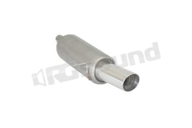 18.0455.60 Posteriore inox con terminale rotondo Sport Line per Renault Ragazzon