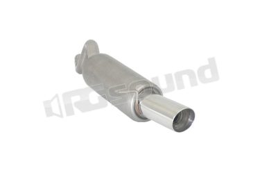 18.0459.60 Posteriore inox con terminale rotondo Sport Line per Renault Ragazzon