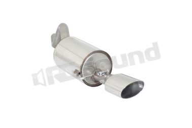 50.0254.12 Posteriore inox con terminale ovale per Renault Ragazzon
