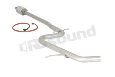50.0423.80 Catalizzatore metallico + Tubo centrale senza silenziatore inox per Skoda Ragazzon
