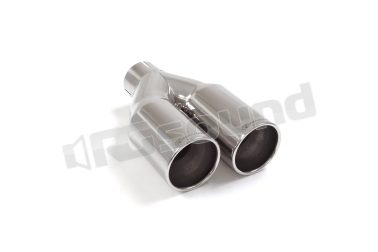 59.0015.26 Terminale inox rotondo 2x80 mm Ragazzon