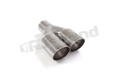 59.0016.57 Terminale destro inox rotondo 2x80 mm Ragazzon