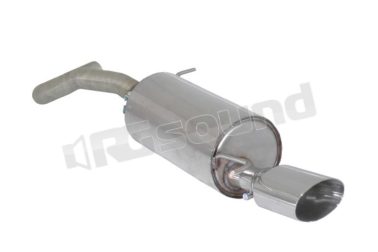 50.0345.12 Posteriore inox con terminale ovale per Volkswagen Polo Ragazzon