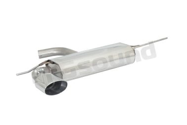 50.0420.12 Posteriore inox con terminale ovale Sport Line per Volkswagen Ragazzon