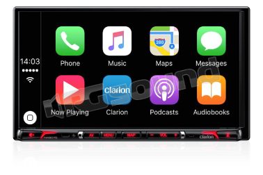 NX807E C monitor Apple CarPlay con Bluetooth e navigazione per camper Clarion