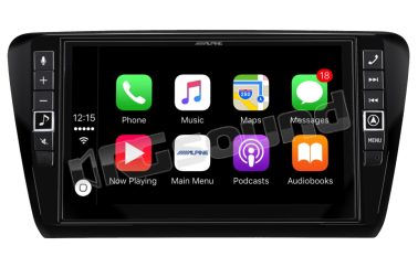 i902D-OC3 monitor Apple CarPlay e Android Auto con Bluetooth per Skoda Octavia 3 Alpine