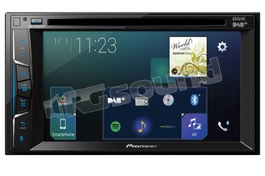 AVH-Z3000DAB monitor 6.2'' DAB+ Bluetooth, AppRadio Mode+ Apple Car Play + antenna DAB omaggio Pioneer