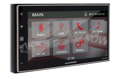 M-DL4000 monitor hd, bluetooth, USB Macrom