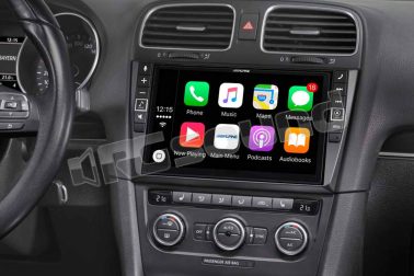 i902D-G6 monitor 9'' con Apple CarPlay e Android Auto per Volkswagen Golf 6 Alpine