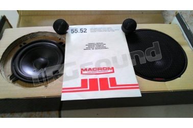 55.52 kit 2 vie separate con woofer 13 cm completi di griglie Macrom