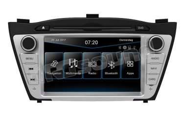 VN720 HY-iX35 monitor con navigazione per Hyundai iX35 ESX