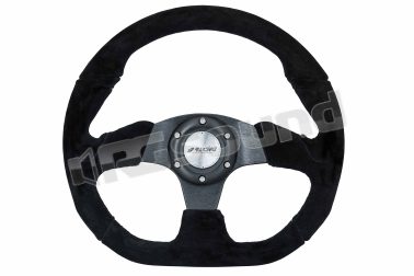 X2330C volante sportivo in camoscio nero Simoni Racing