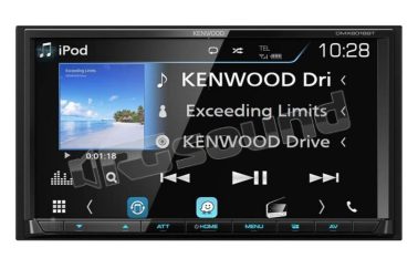 DMX6018BT compatibile con iPod/iPhone e Android, Spotify, Waze, YouTube, Yelp Kenwood