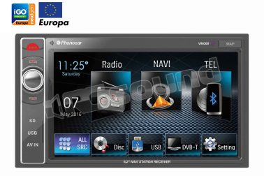 VM069K monitor VM069 con mappa di navigazione Europa Truck NV950 Phonocar