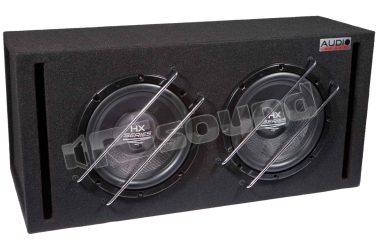 HX 10 SQ BR-2 dual 25 cm Sound Quality subwoofer in bass reflex enclosure Audio System