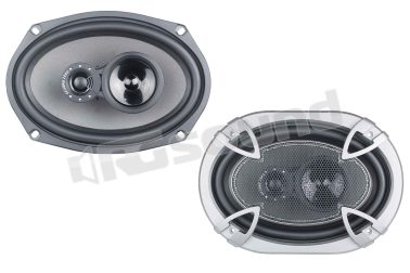 GZTF 69 6x9" three-way coaxial speakers - Titanium Series Ground Zero