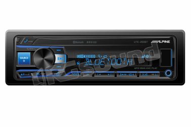 UTE-200BT Autoradio 1 Din mechaless con USB/Aux e Bluetooth per veicoli commerciali Alpine