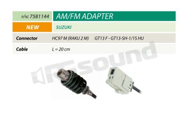 7581144 adattatore AM/FM Suzuki Calearo