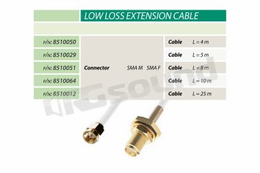 8510029 cavo Low Loss 50 OHM - 5 metri Calearo