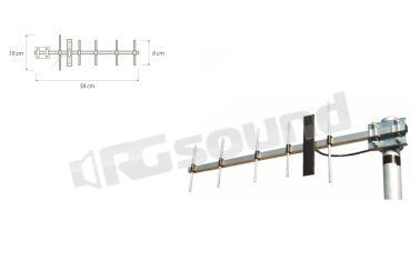 8610035 antenna YAGI direzionale GSM con 6 elementi Calearo