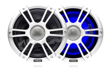 SG-CL65SPW coassiali 165mm con griglia sportiva bianca e cono illuminato LED Fusion