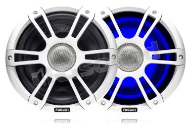 SG-CL77SPW coassiali 200mm con griglia sportiva bianca e cono illuminato LED blu o bianco Fusion