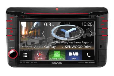 DNX518VDABS navigatore per VW Skoda e Seat con Apple Car PLay e Android Auto Kenwood