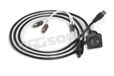 XMD-USB/3.5MM-PNL montaggio a pannello di Jack 3,5 mm + USB JL Audio